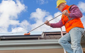 Risabus soft wash roof cleaning